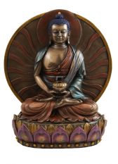 Amitabha Buddha, Anatiqued, 6"