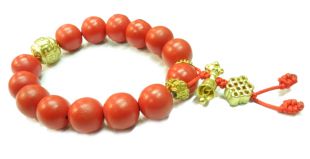 Cinnabar bracelet