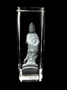 Crystal Pillar Kuan Yin