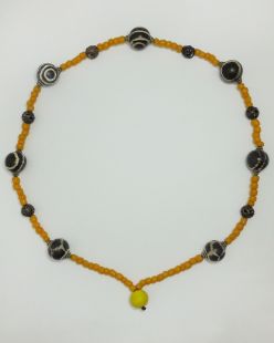 Dzi beads and Antique Liu Liu necklace