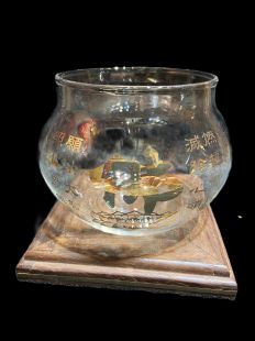 Glass Butter Lamp 